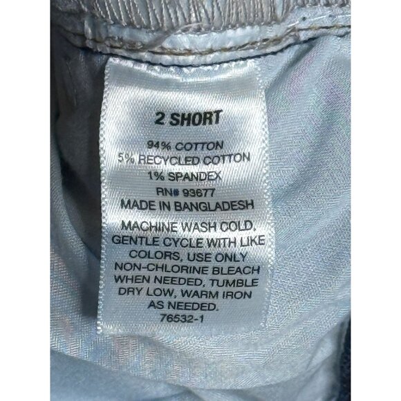 a.n.a High Rise Wide Leg Crop Jeans Blue Size 2 Short - Picture 4 of 7